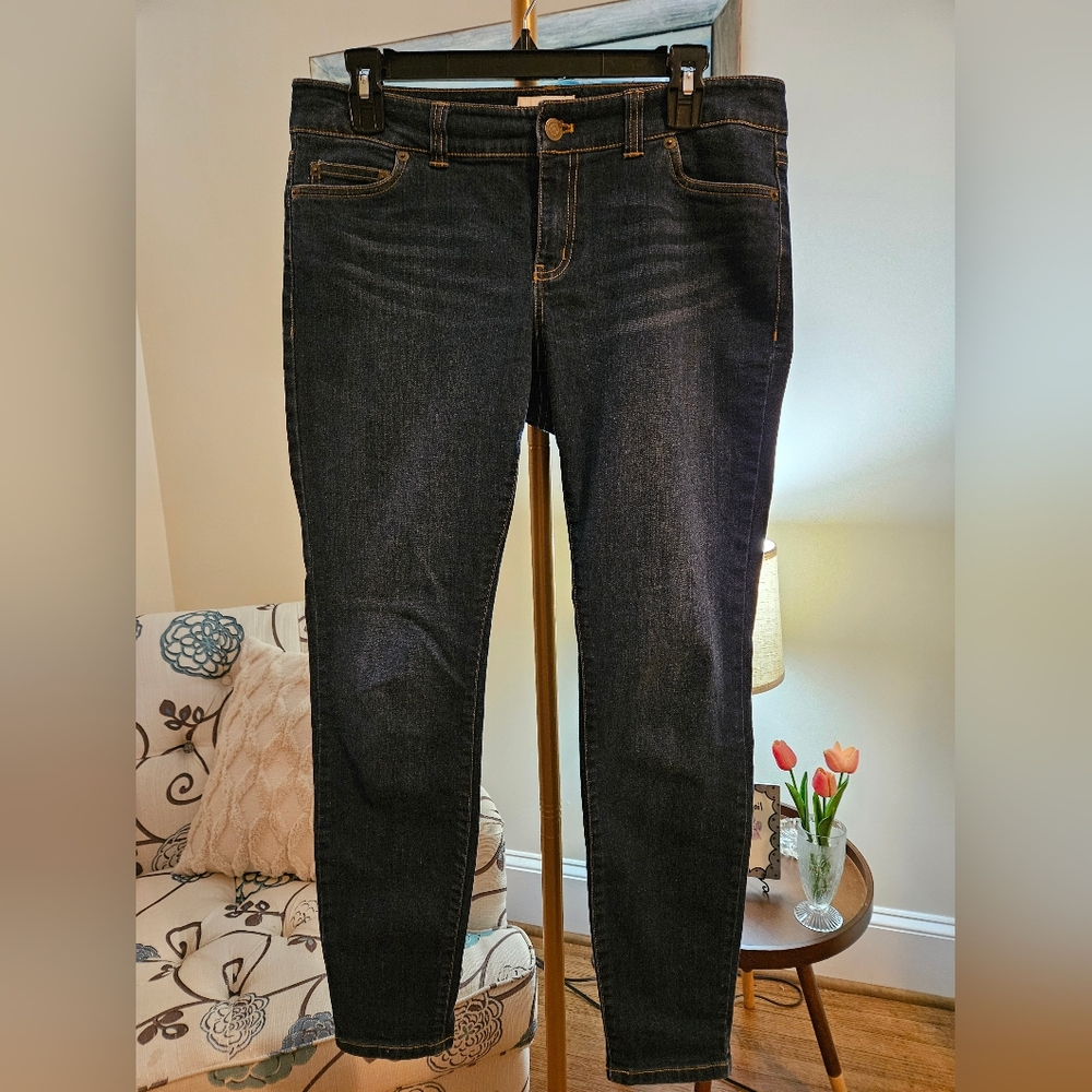 Vineyard Vines Women's Dark Blue Skinny Jeans Sz 6